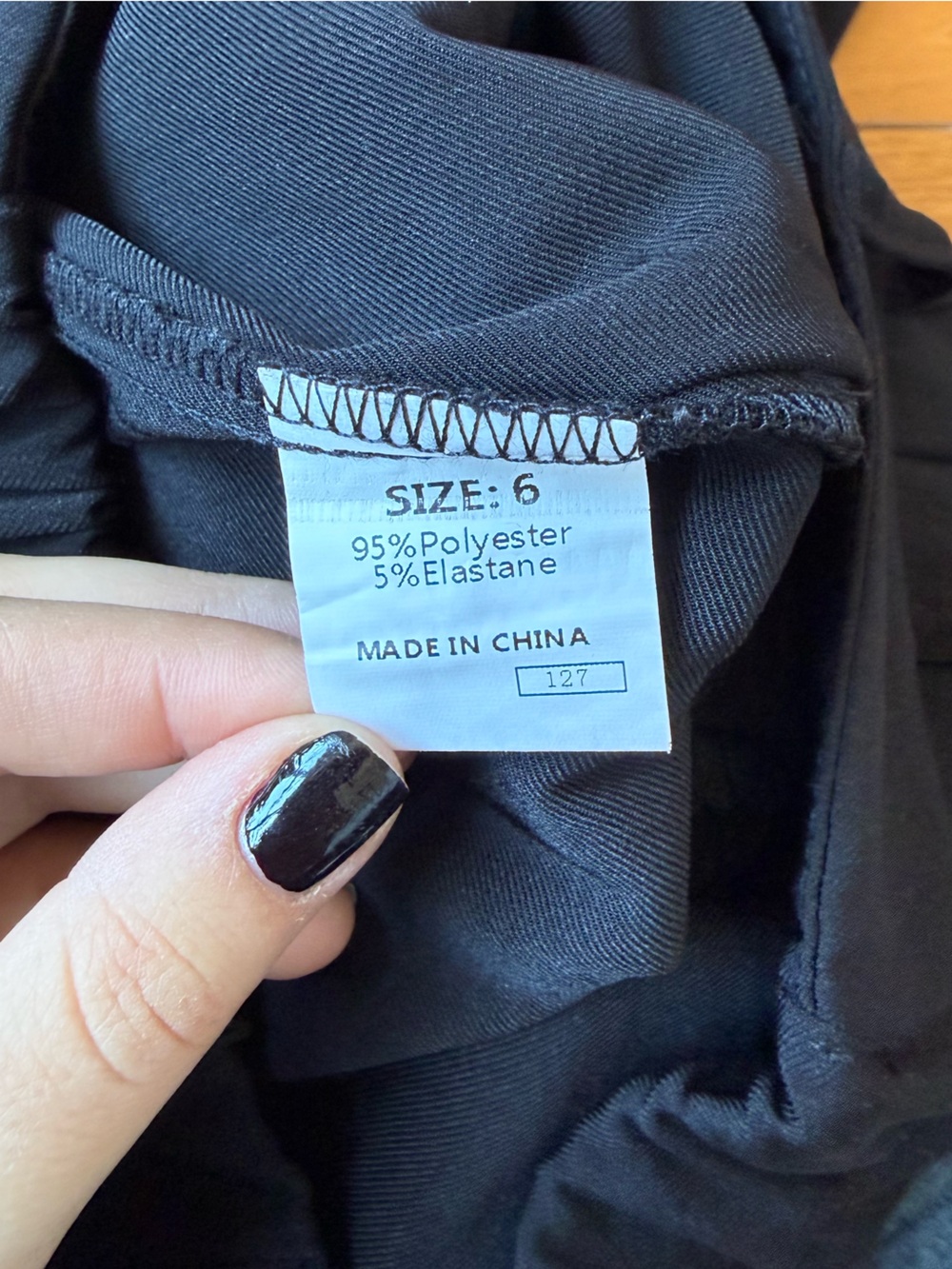 Amazon Wide Leg Cargo Pants - Black - Picture 9 of 9